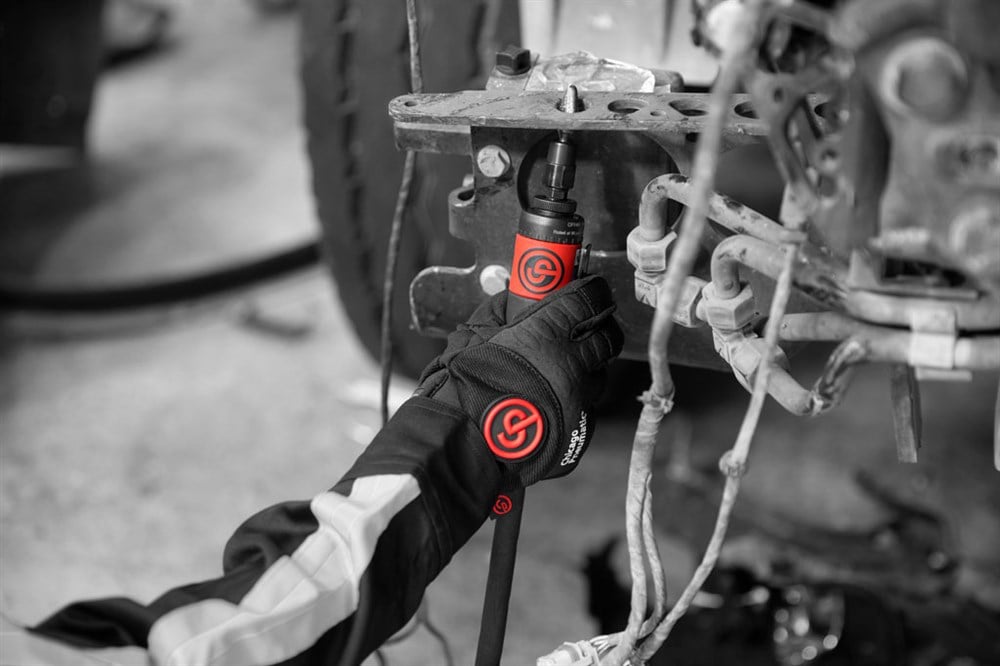 Chicago Pneumatic CP7405 Düz Tip Havalı Avuçiçi Kalıpçı Taşlama