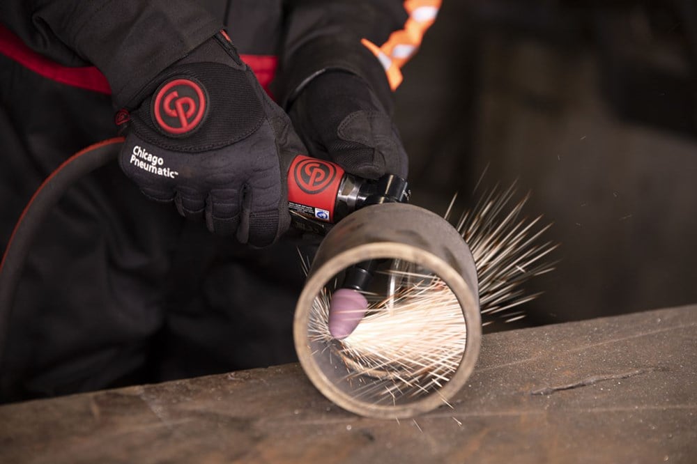 Chicago Pneumatic CP7406 90-Derece Havalı Avuçiçi Kalıpçı Taşlama