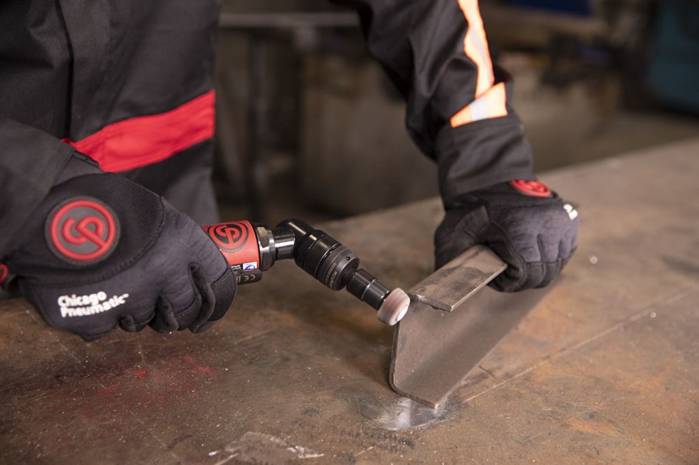 Chicago Pneumatic CP7408 45-Derece Havalı Avuçiçi Kalıpçı Taşlama