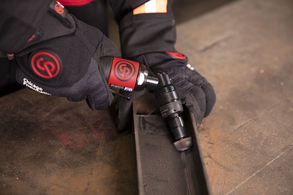 Chicago Pneumatic CP7408 45-Derece Havalı Avuçiçi Kalıpçı Taşlama