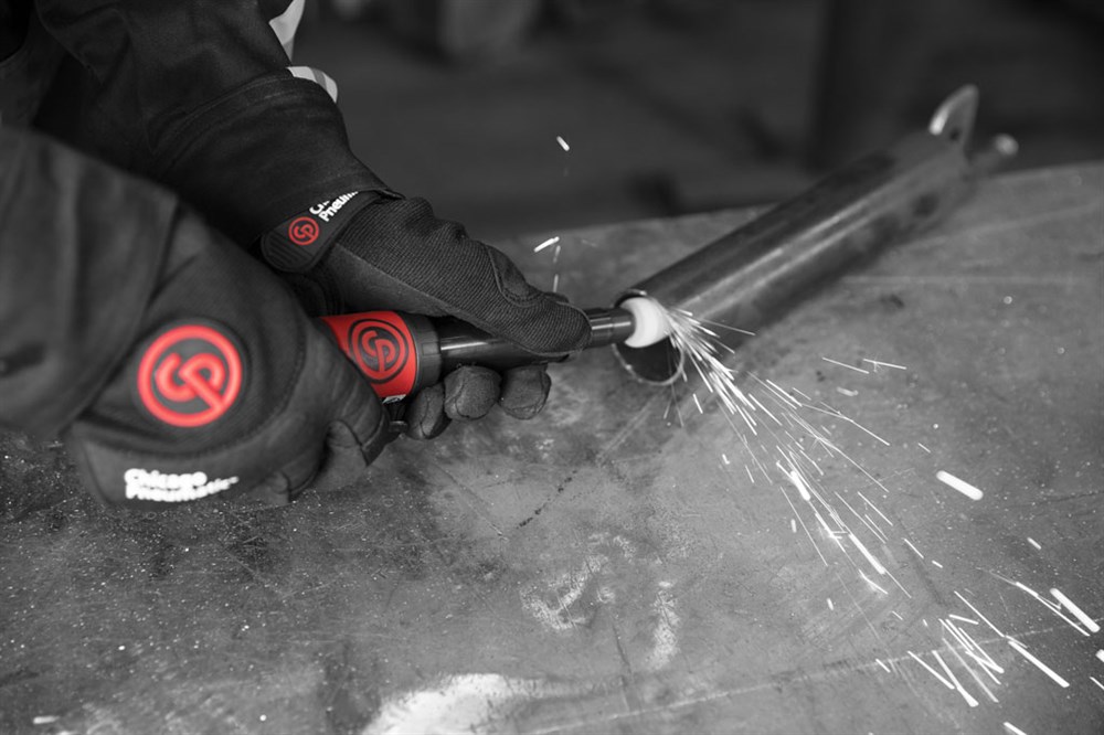 Chicago Pneumatic CP7410 Düz Tip Uzun Havalı Avuçiçi Kalıpçı Taşlama