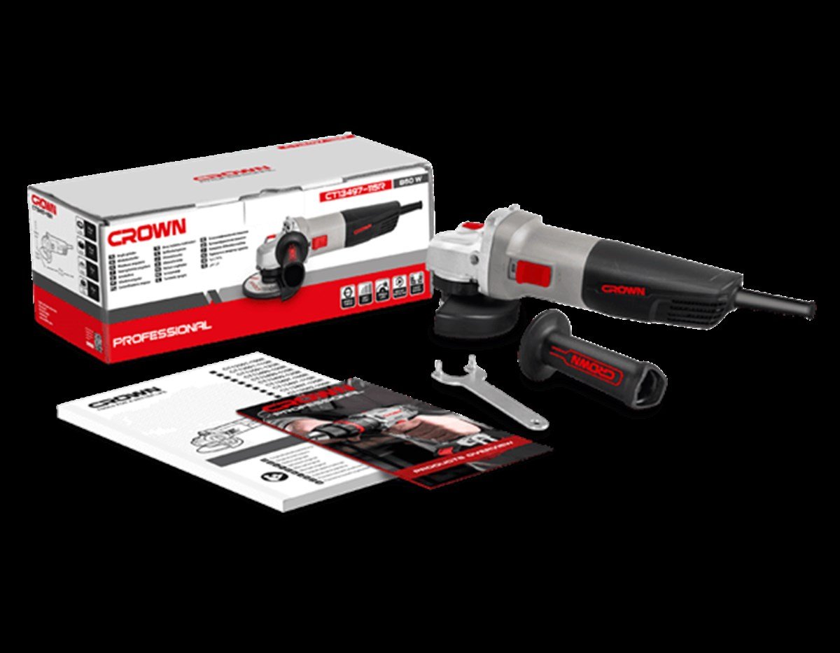 Crown Avuç Taşlama
860 W - 115 mm