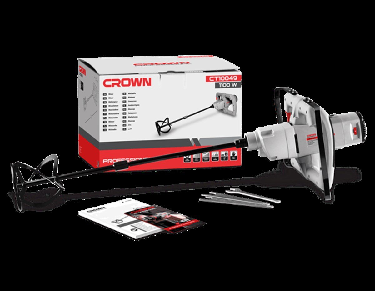 Crown Boya ve Harç Mikseri
1100 W - 120 mm