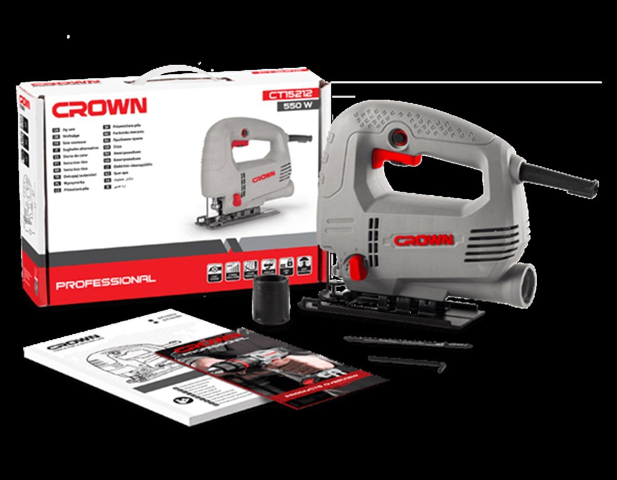 Crown Elektronik Dekupaj Testere
550 W - 65 mm