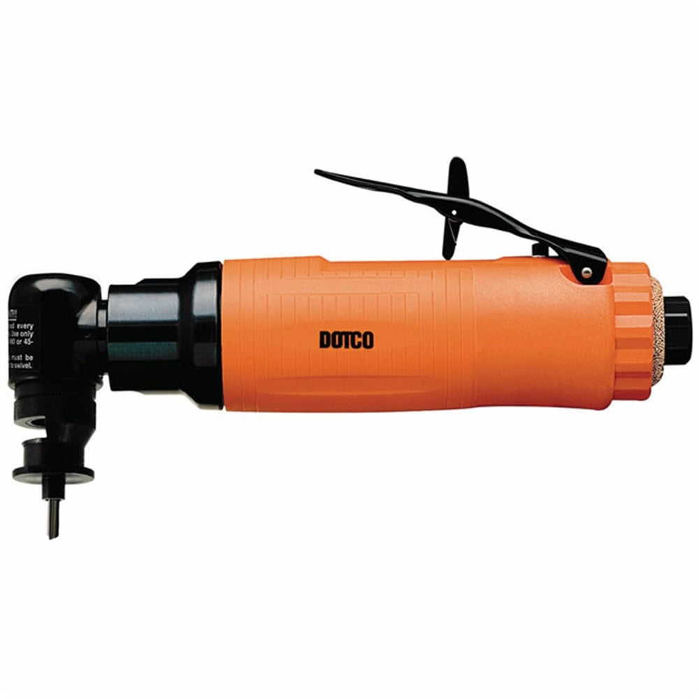 Dotco 12L130036RT Sağ Açılı Yönlendirici | 12 Serisi | Dişlisiz Sürücü | 0,3 HP | 30.000 RPM | Ön Egzoz
