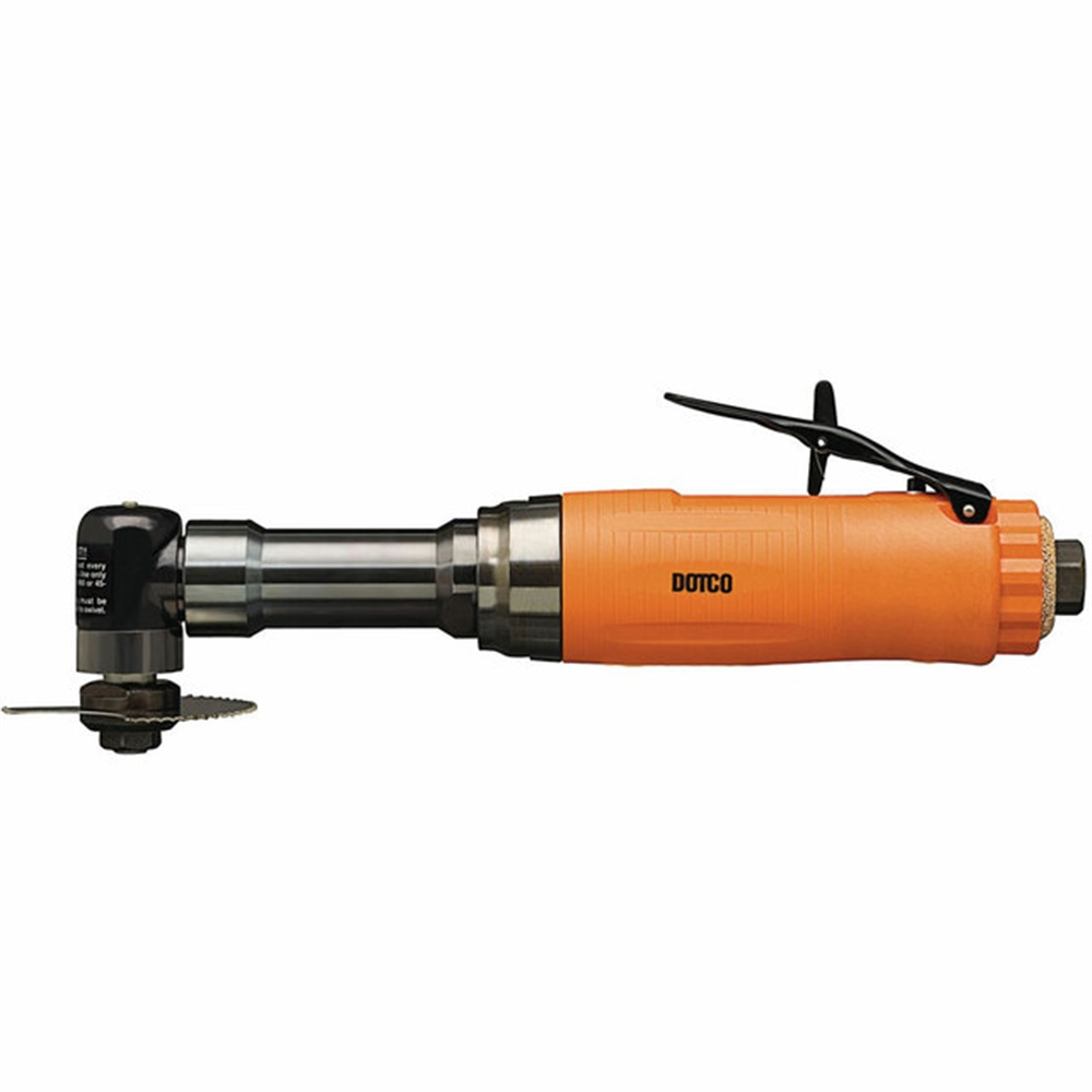 Dotco 12L224090 Dik Açı Salınımlı Testere | 12-22 Serisi | 0,6 HP | 14.000 RPM | Kompozit Konut | Arka Egzoz