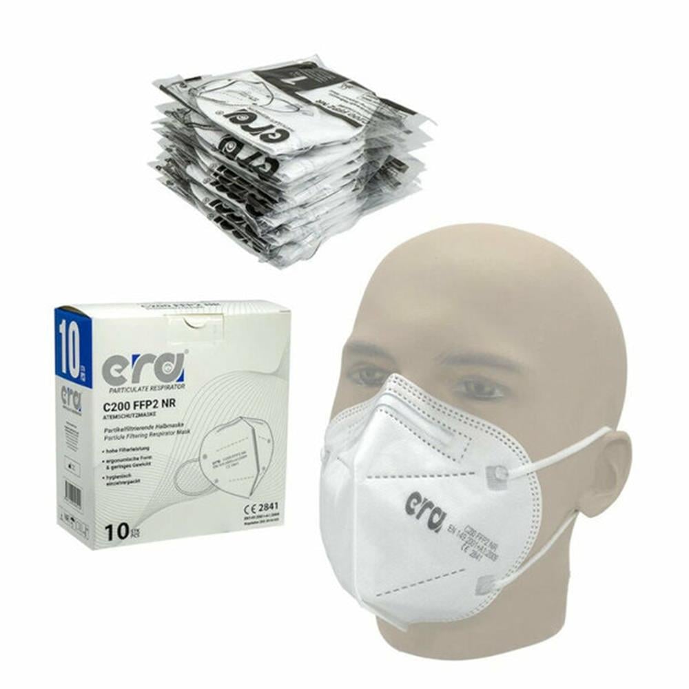 ERA SOLUNUM MASKESİ C200 FFP2 NR BEYAZ- 10 LU