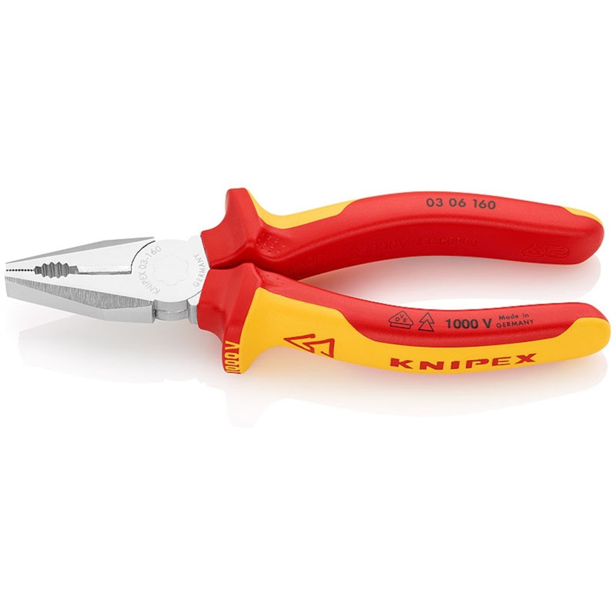 ORJİNAL Knipex 0306160 VDE Kombine Pense 160 MM