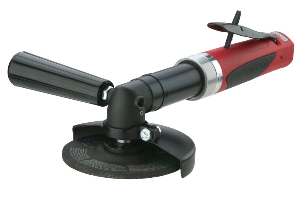 Sioux Tools SWG10AX1245 Dik Açılı Tip 27 Genişletilmiş Taşlama Makinesi | 1 HP | 12000 RPM | Arka Egzoz