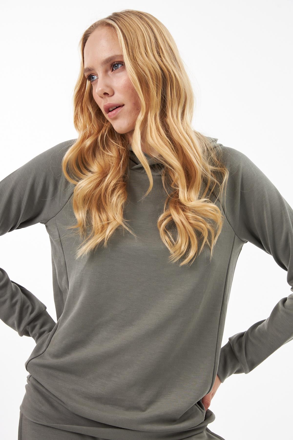 Haki Modal Sweatshirt