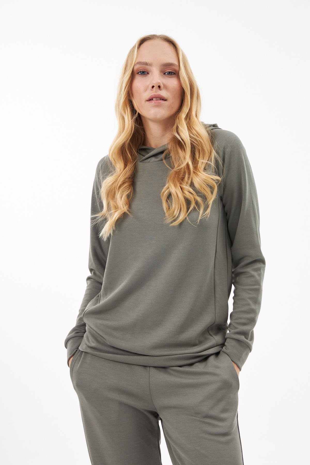 Haki Modal Sweatshirt