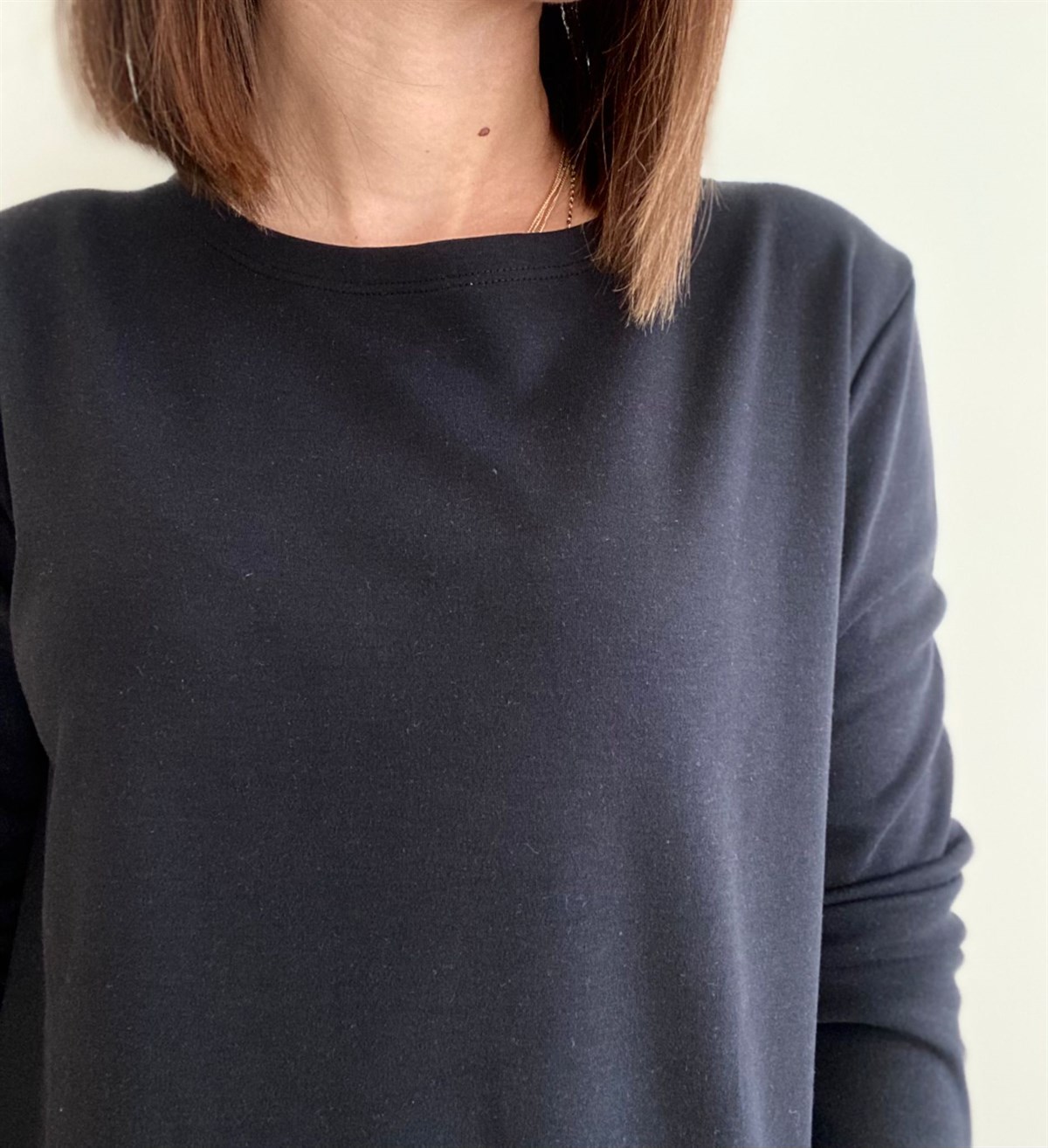 Oslo Lyocell/Pamuk Siyah Sweat