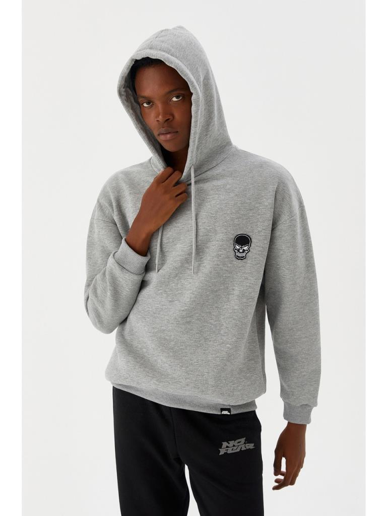  NO FEAR Erkek Kapüşonlu Regular Fit Sweatshirt NFR-M500241