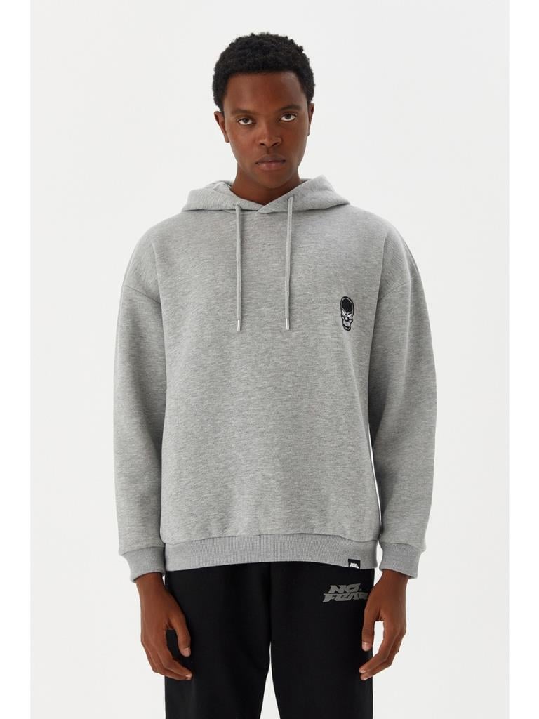  NO FEAR Erkek Kapüşonlu Regular Fit Sweatshirt NFR-M500241