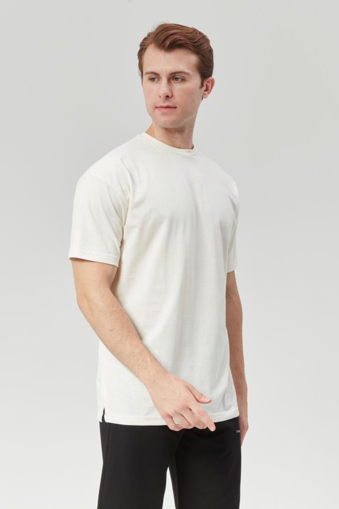 DENIMFIELD Erkek Kısa Kollu Oversize Penye Tişört 2405758