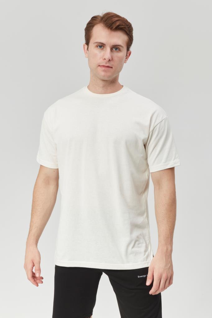 DENIMFIELD Erkek Kısa Kollu Oversize Penye Tişört 2405758