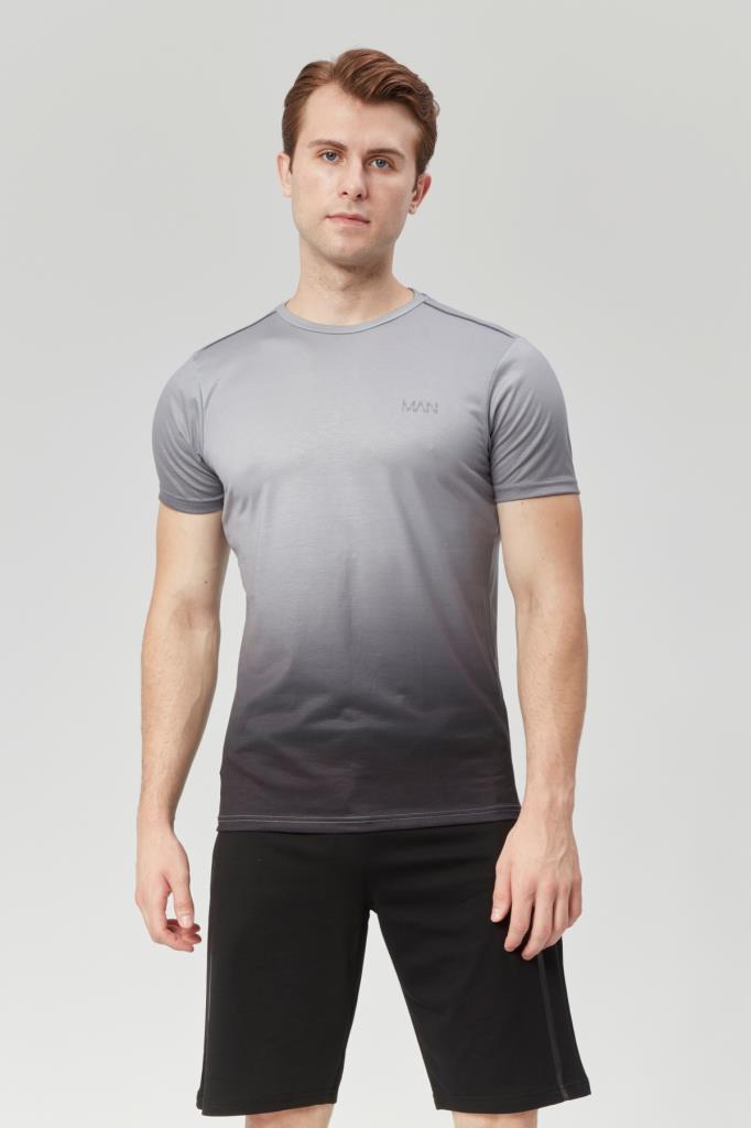 DENIMFIELD Erkek Kısa Kollu Sıfır Yaka Slim Fit Tişört 2405757