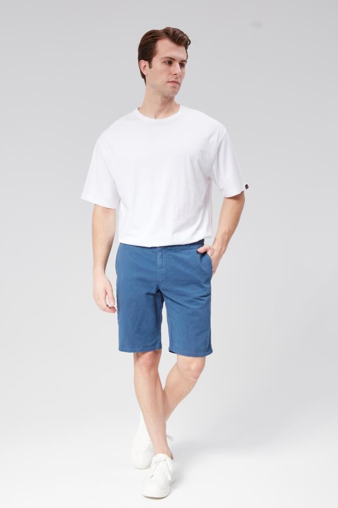 DENIMFIELD Erkek Normal Bel Regular Fit Chino Şort 2405806