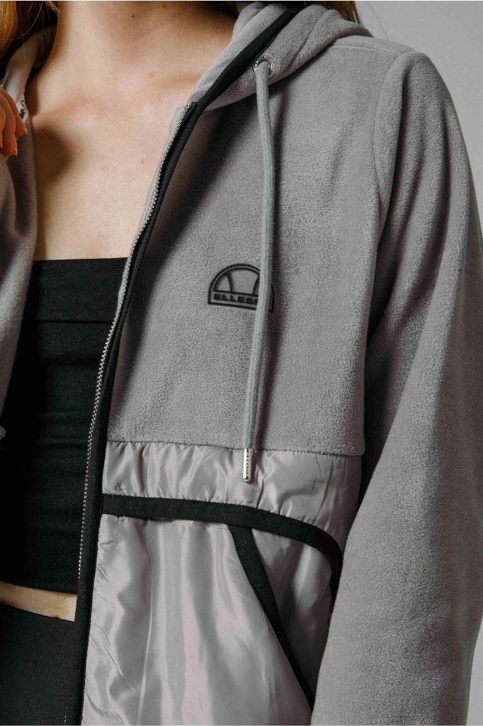 ELLESSE Kadın Regular Fit Fermuarlı Kapüşonlu Sweashirt EF188