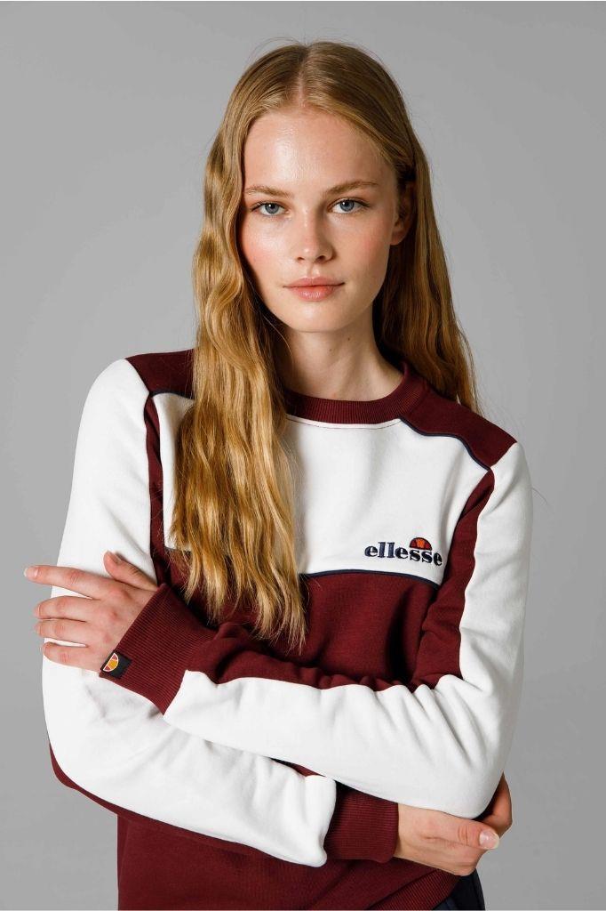 ELLESSE Kadın Regular Fit Sıfır Yaka Sweatshirt EF183