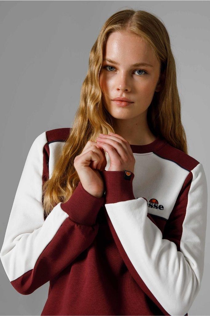 ELLESSE Kadın Regular Fit Sıfır Yaka Sweatshirt EF183
