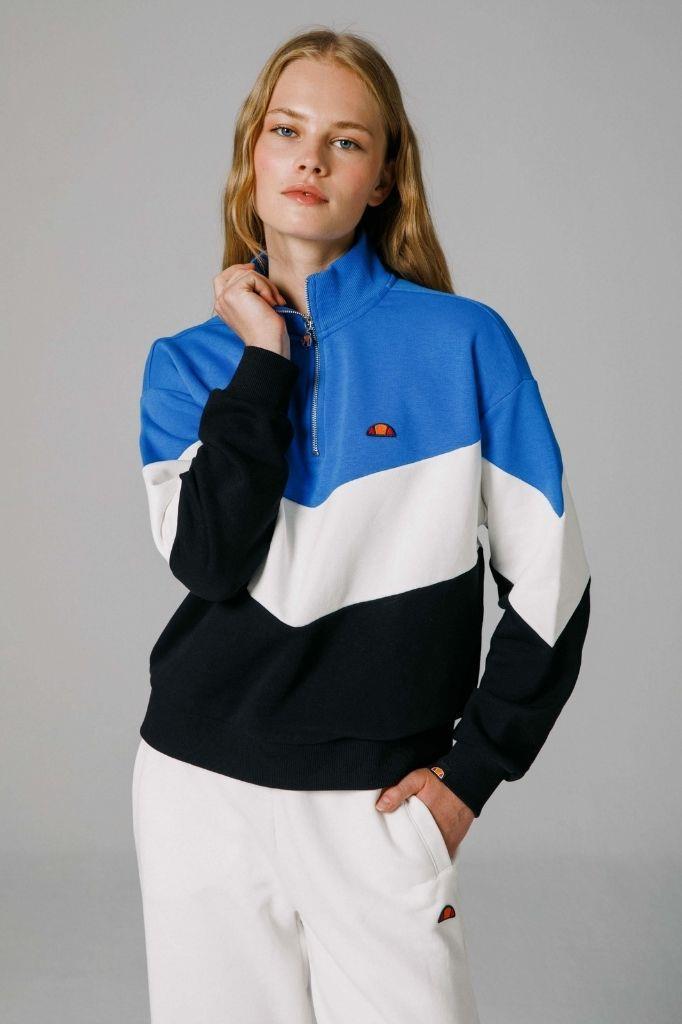 ELLESSE Kadın Regular Fit Yarım Fermuarlı Sweatshirt EF176