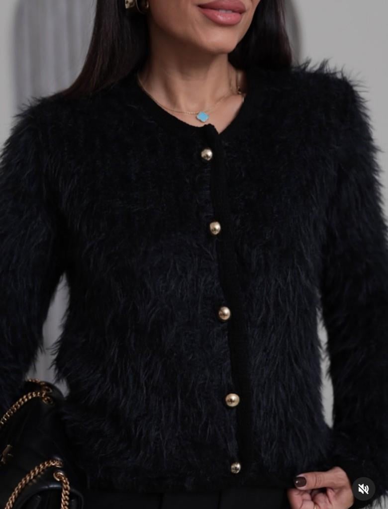 GOLD DÜĞMELİ SAKALLI TRİKO HIRKA