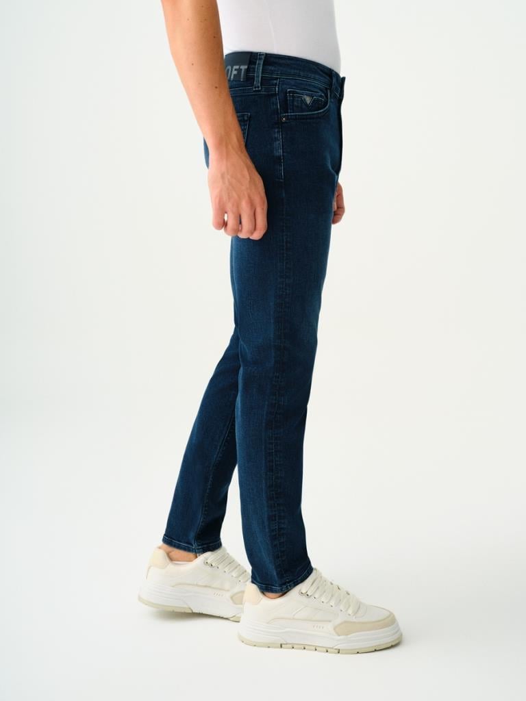 LOFT Ricardo Erkek Slim Fit Dar Paça Düşük Bel Jean Pantolon LF2037024