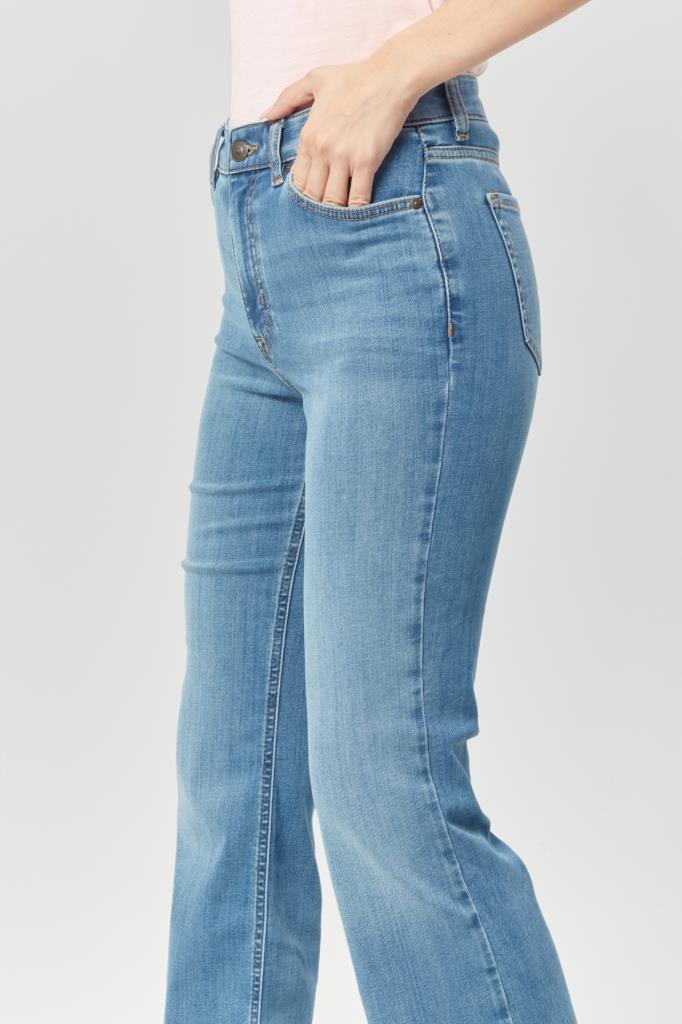 VALERIE TAYLOR Kadın Bol Paça Regular Fit Jean Pantolon 2304428