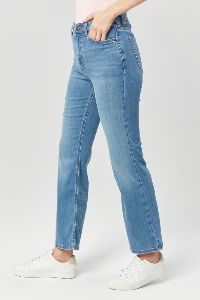 VALERIE TAYLOR Kadın Bol Paça Regular Fit Jean Pantolon 2304428