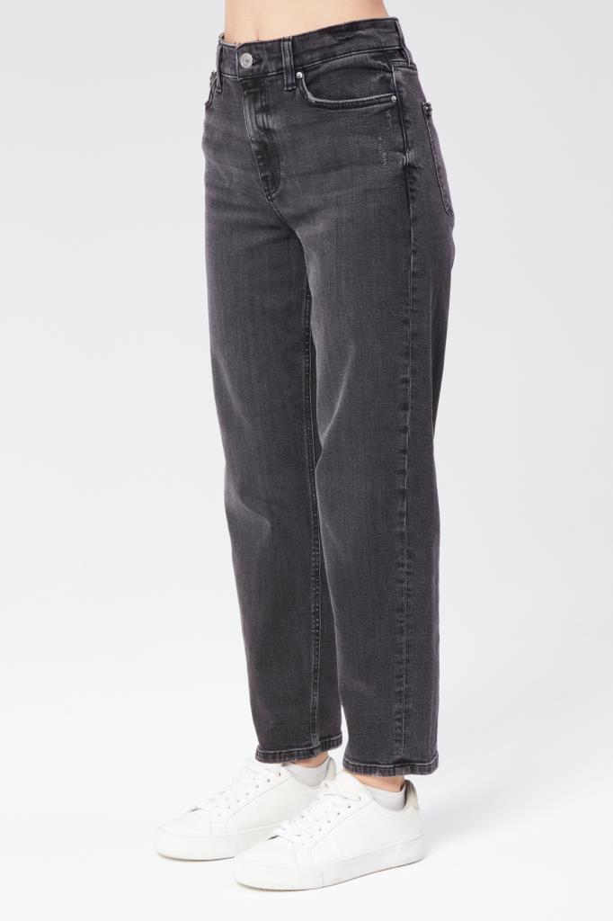 VALERIE TAYLOR Kadın Boru Paça Regular Fit Normal Bel Jean Pantolon 03147