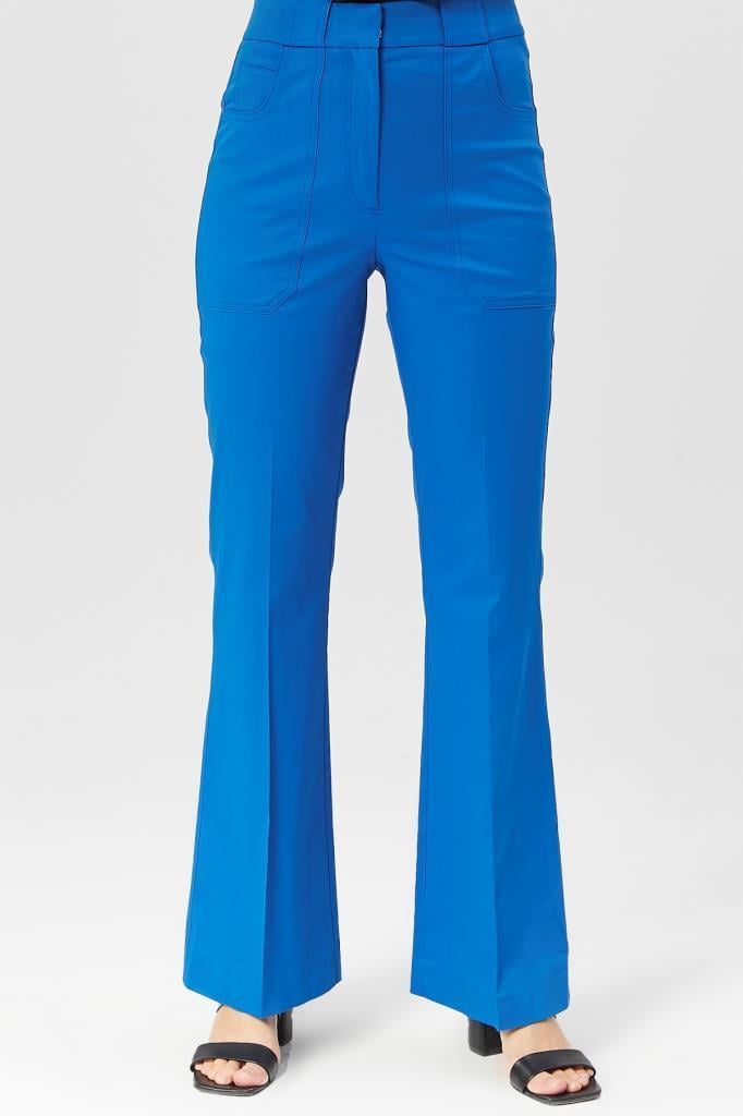 VALERIE TAYLOR Kadın Yüksek Bel İspanyol Paça Kumaş Pantolon 2405670