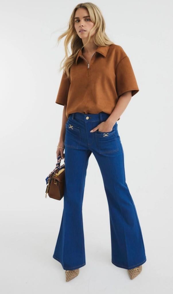 YÜKSEL BEL FLARE JEAN