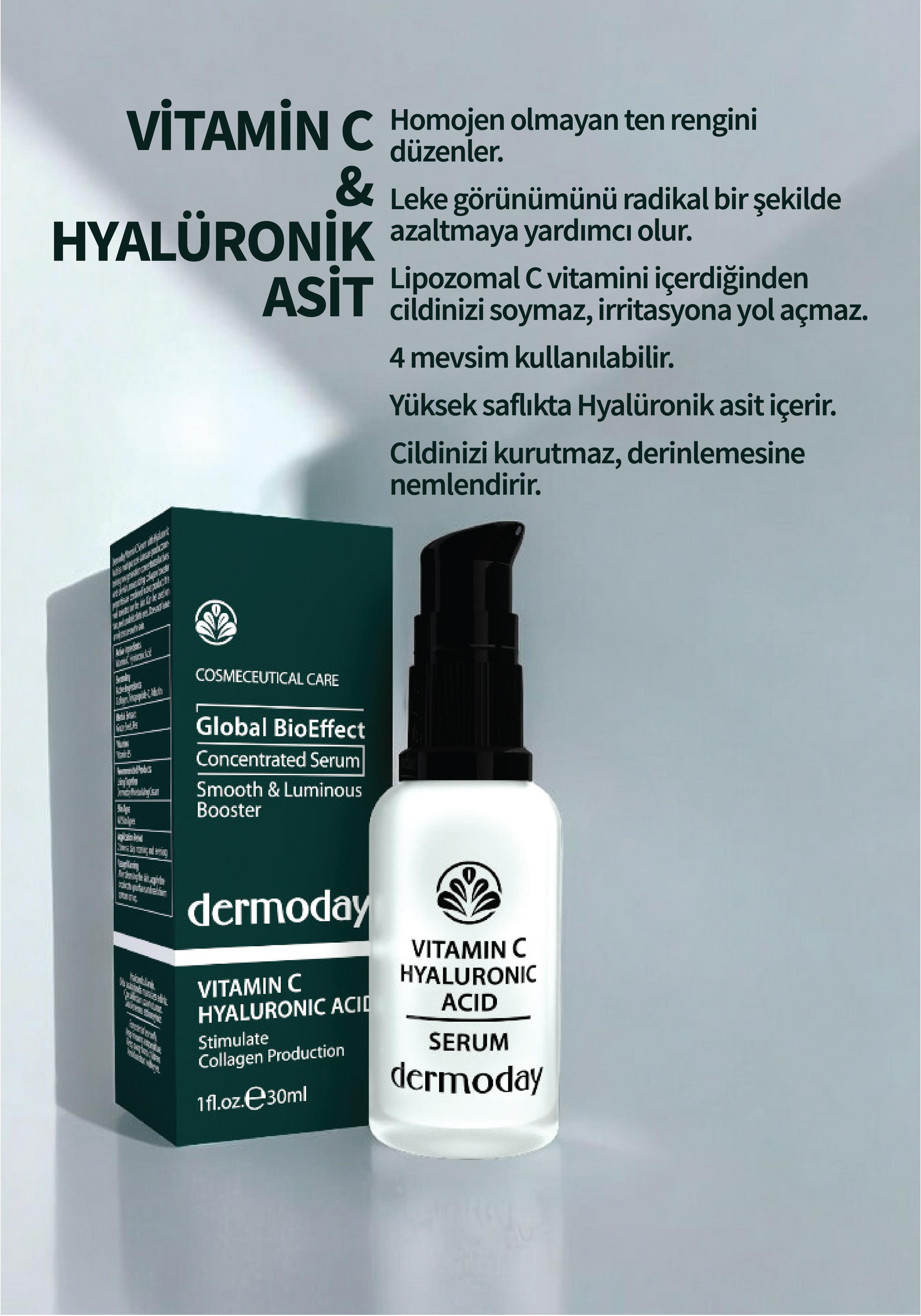 Dermoday Ton Eşitleyici Lipozom C Vitamini Sermu 
