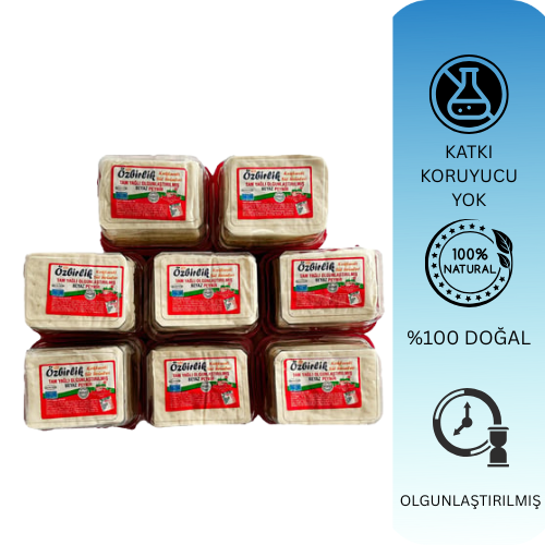 Özbirlik PeynirOrta Sert Lüks Peynir ( Lokum Kıvamında) 5 Kg