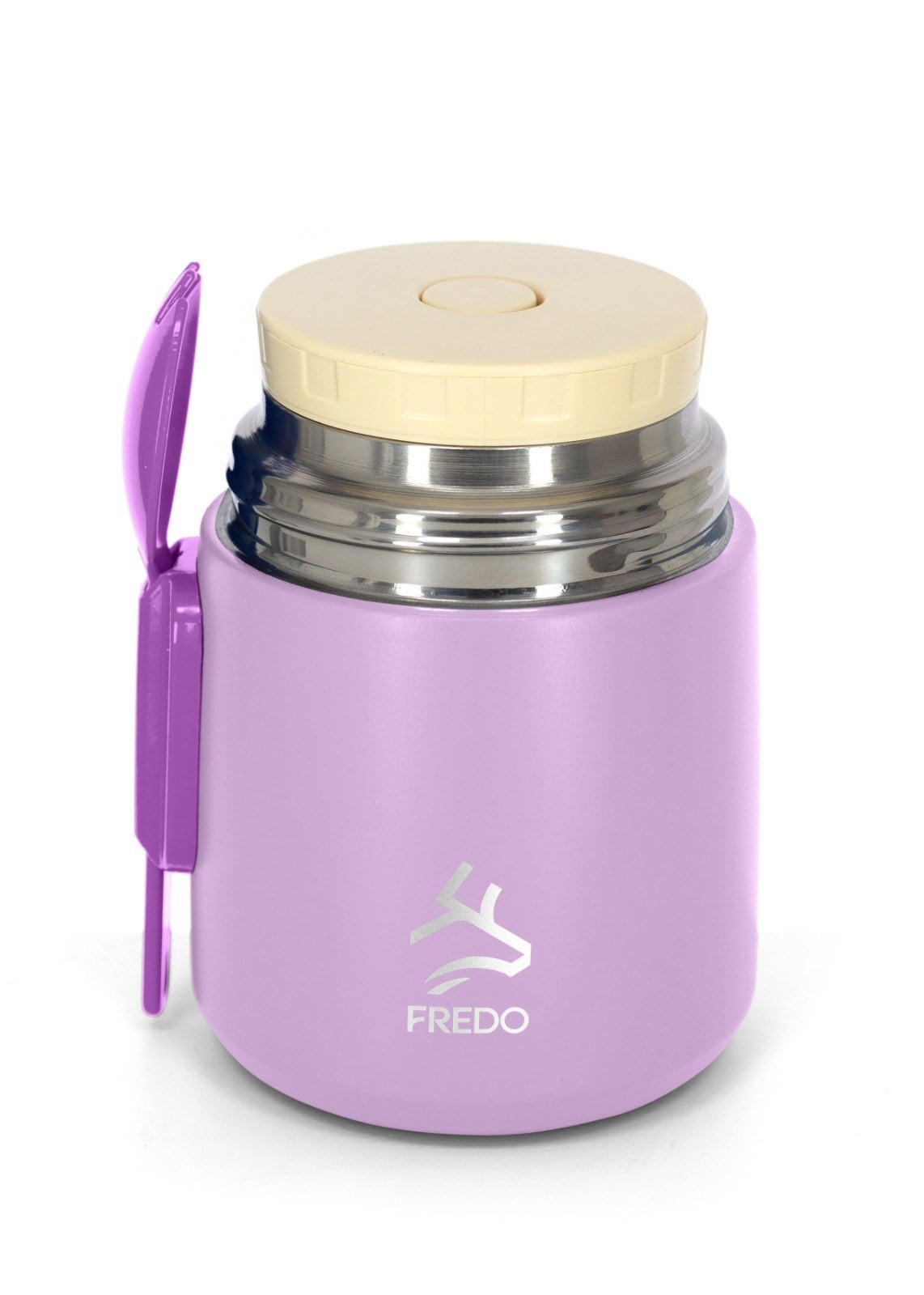 | FREDO Duo Dine | 500 ML | Sıcak & Soğuk Yemek Termosu | Lila |