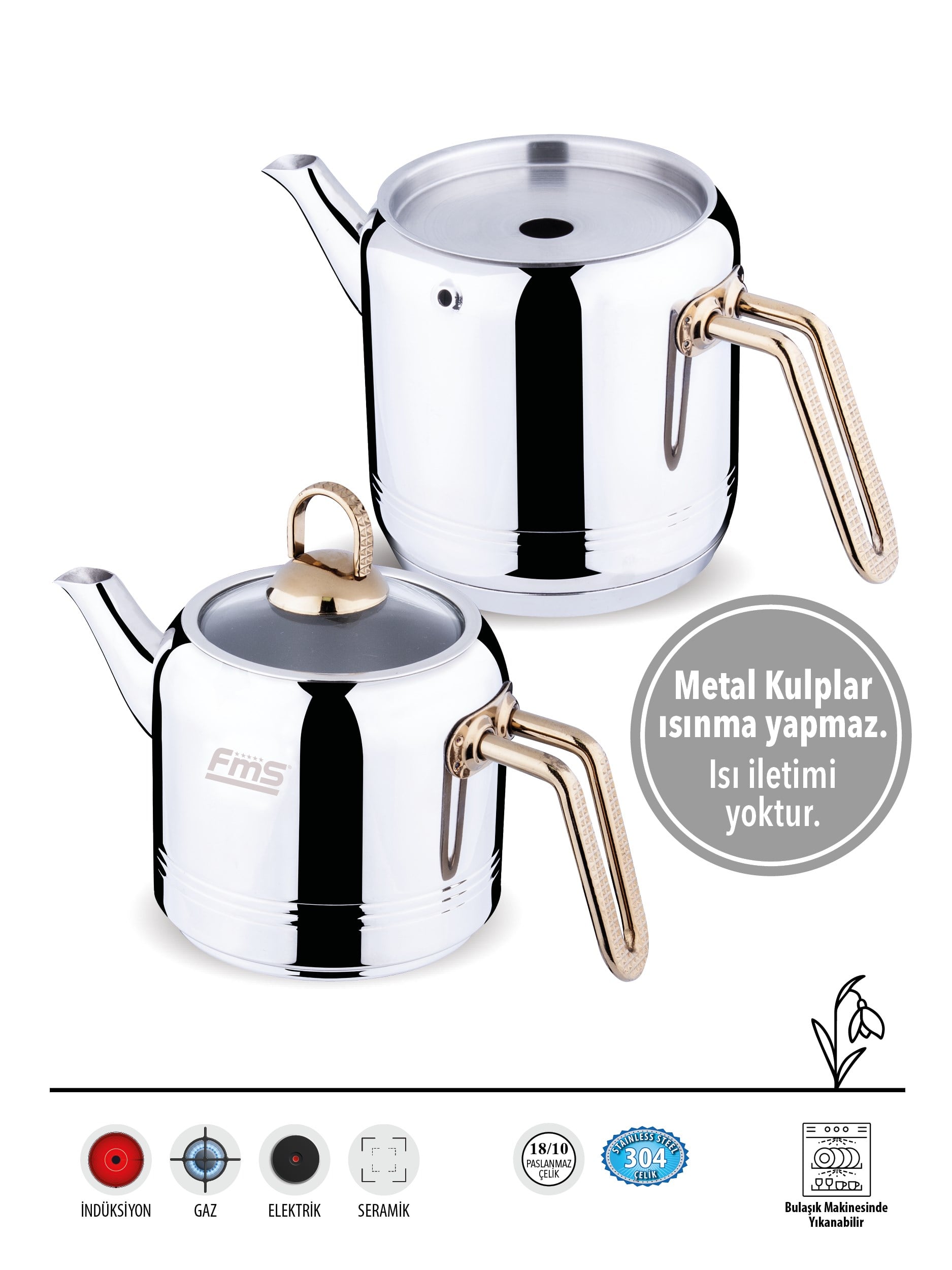 FMS ÇAYDAN. SİLİNDİR ELMAS KULP MİNİ ALTIN