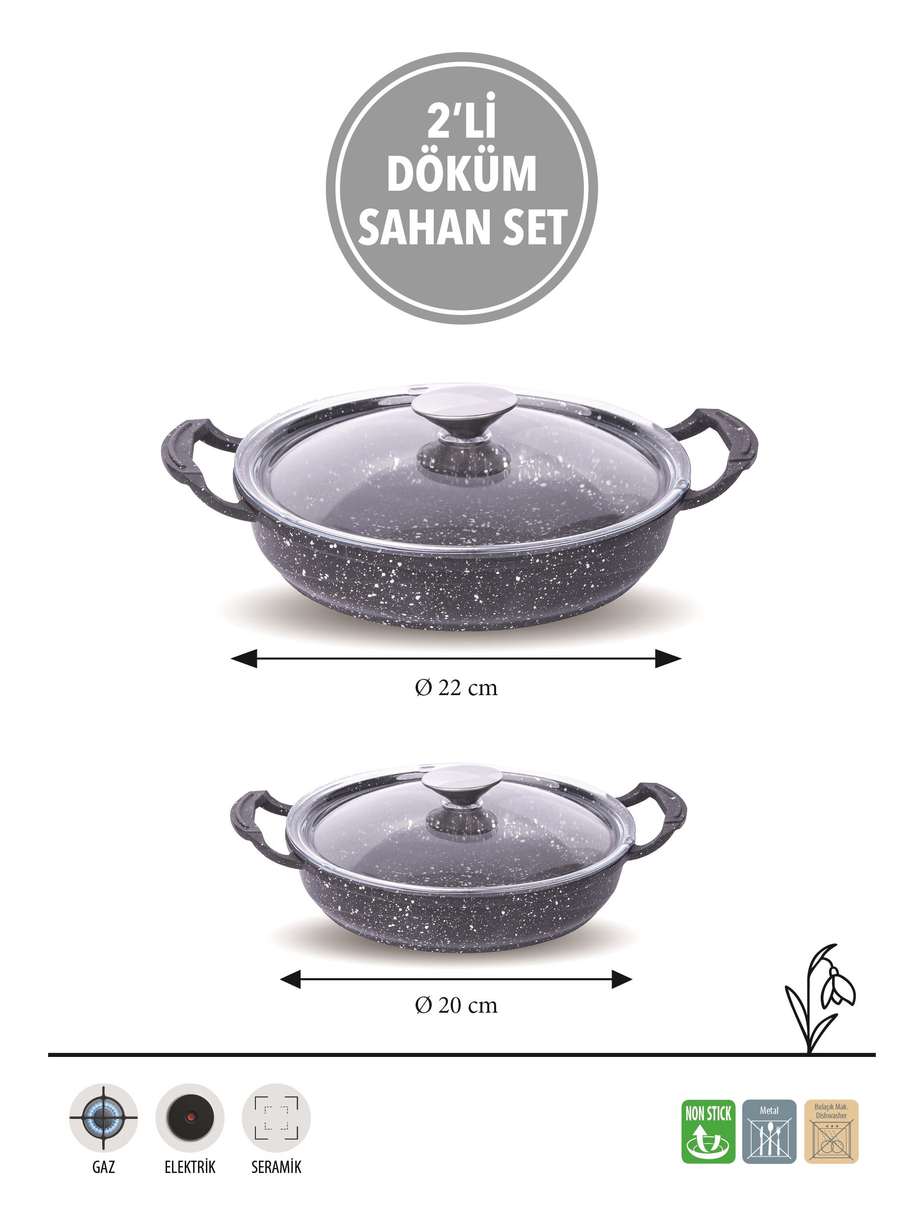 FMS DÖKÜM SAHAN X 2Lİ SET 