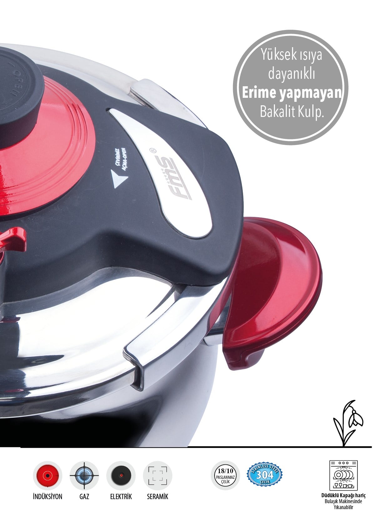 FMS DÜDÜKLÜ 7LT MATİK KIRMIZI