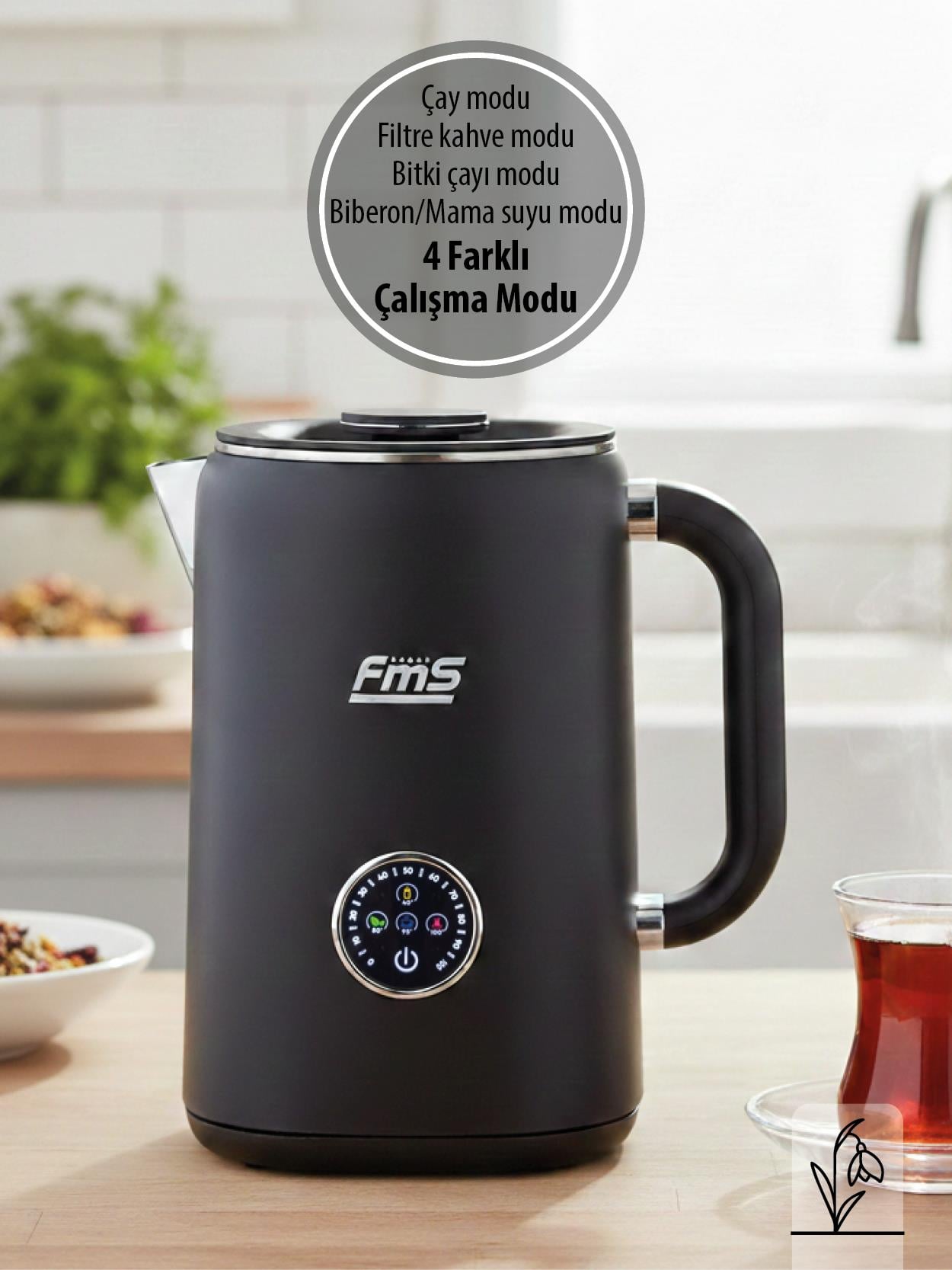 FMS LIFE PRO KETTLE SİYAH
