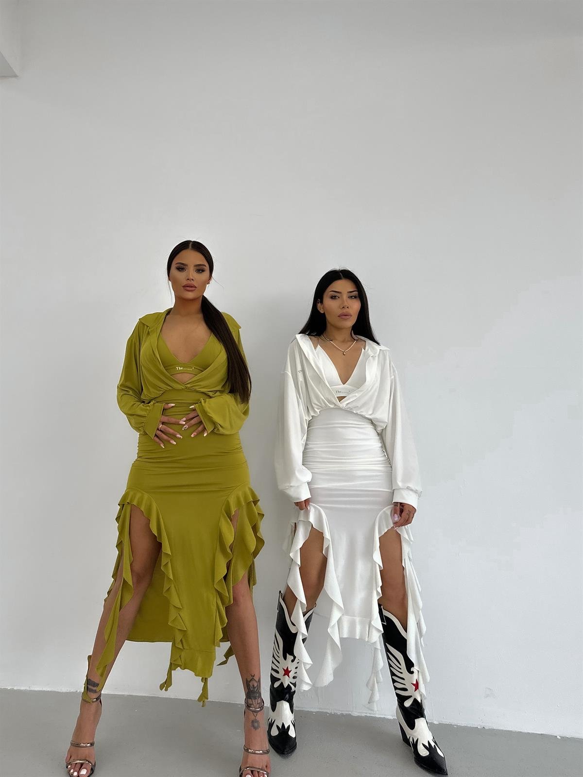 Candy Volanlı Elbise