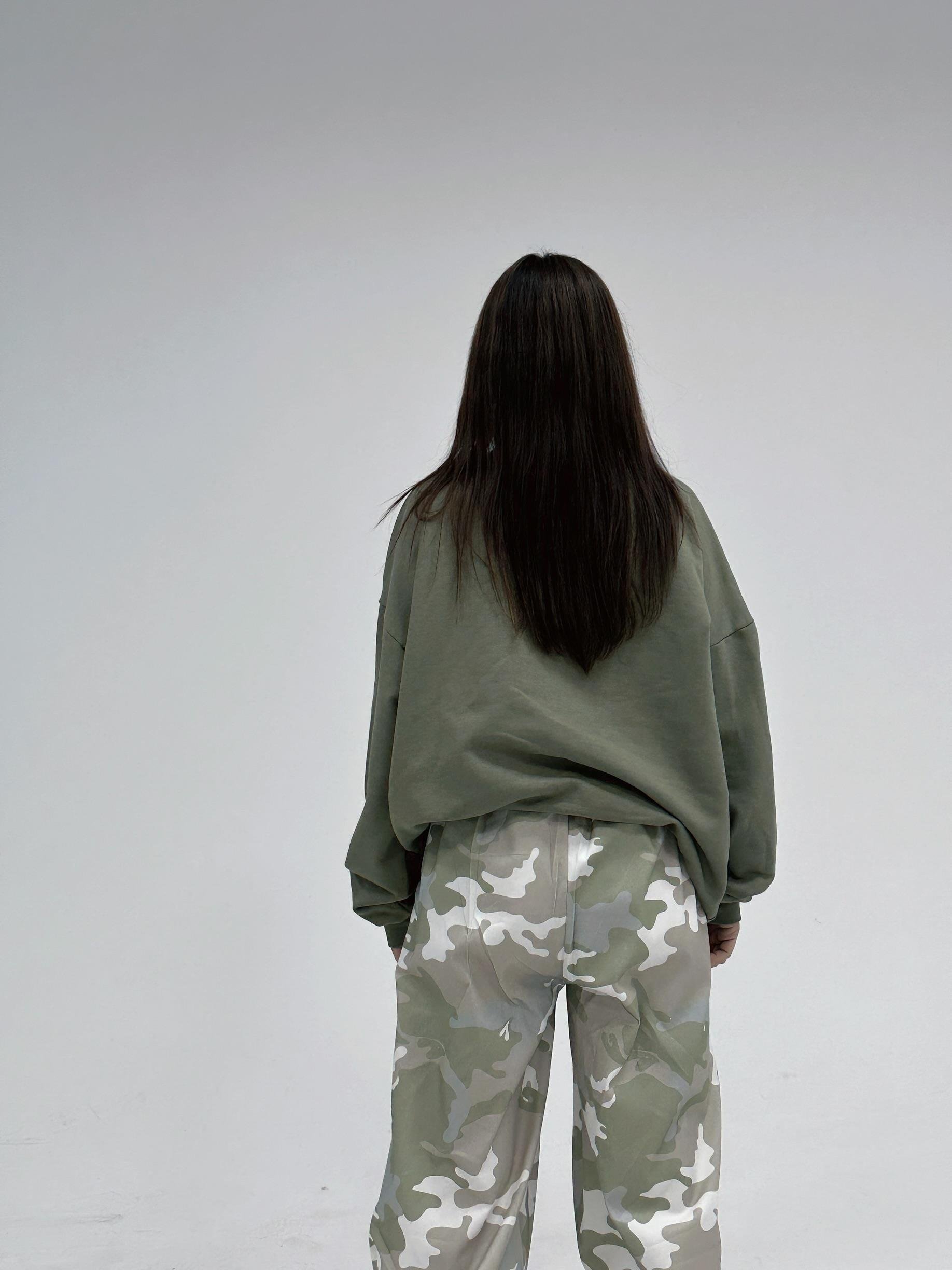 Oversize Camouflage Eşofman