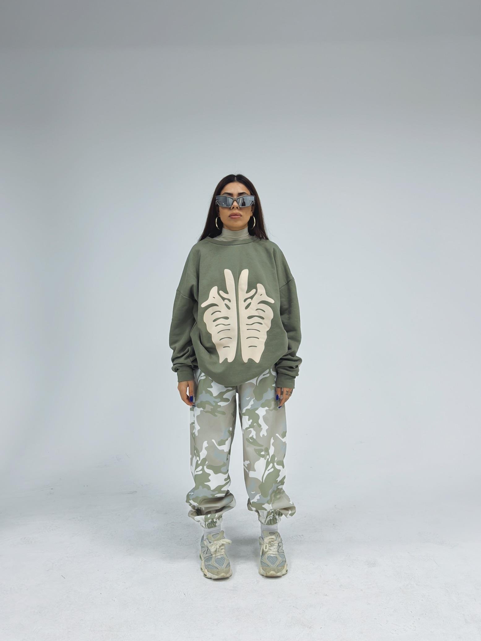 Oversize Camouflage Eşofman