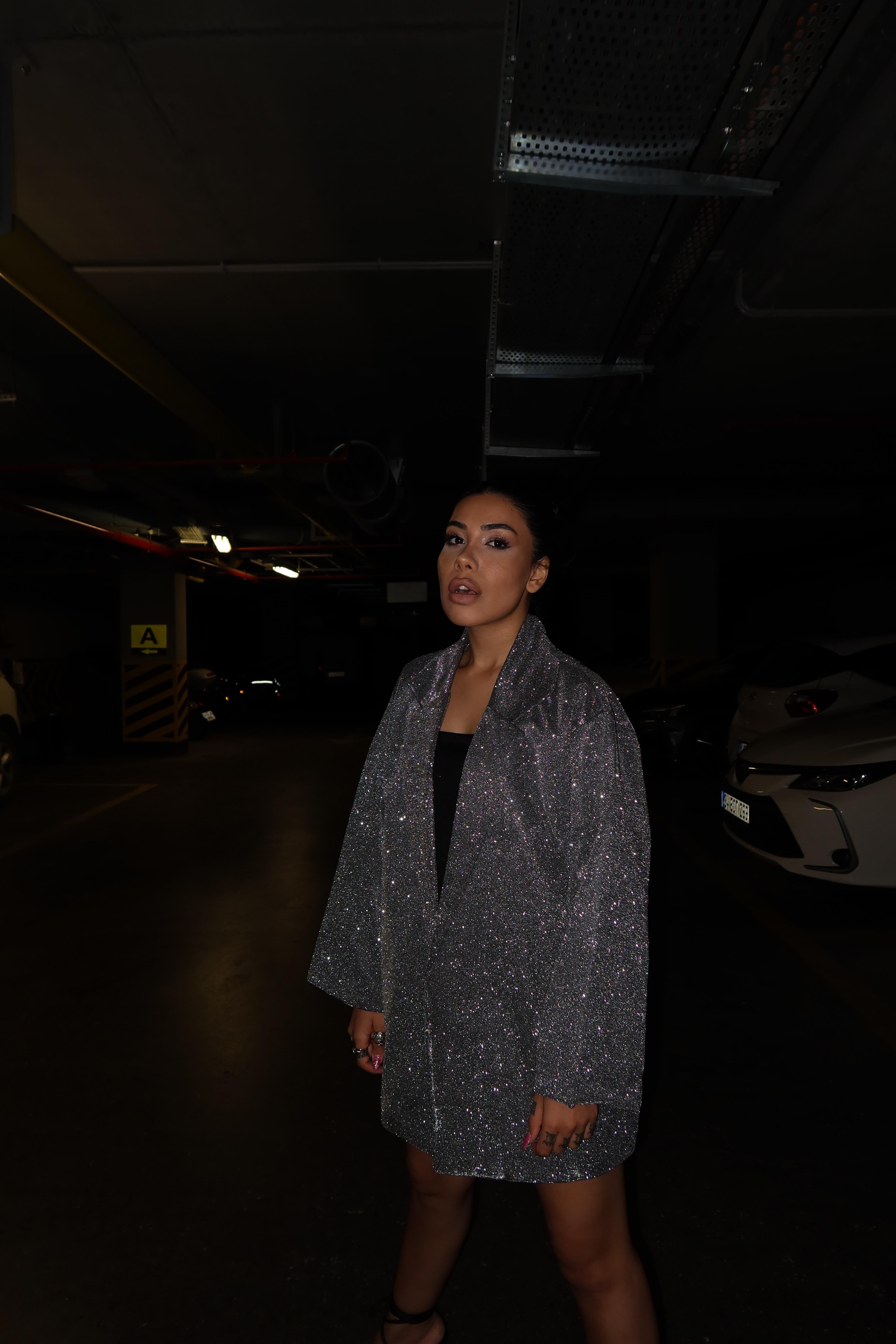 Oversize  Simli Ceket 