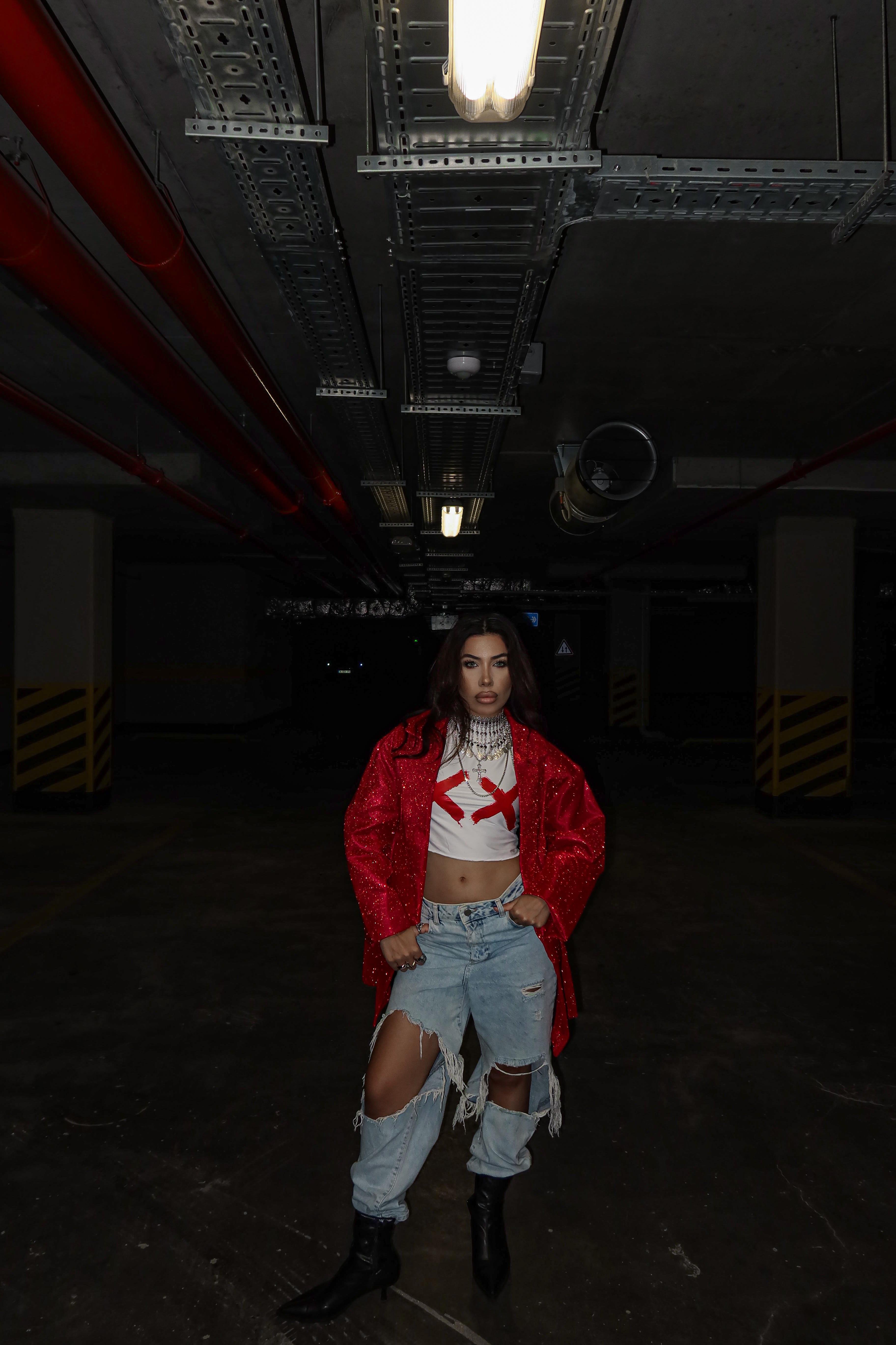 Oversize  Simli Ceket 