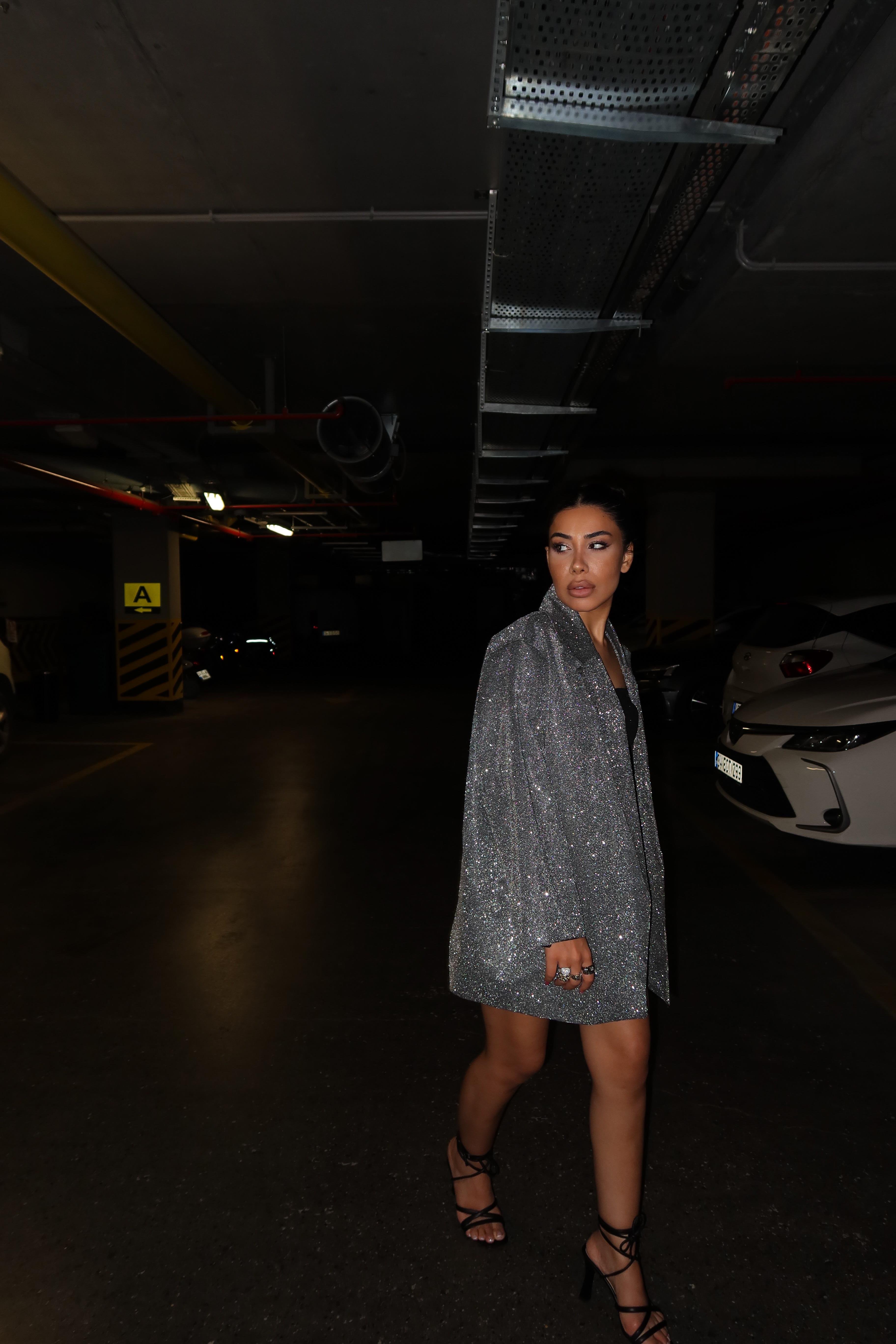 Oversize  Simli Ceket 