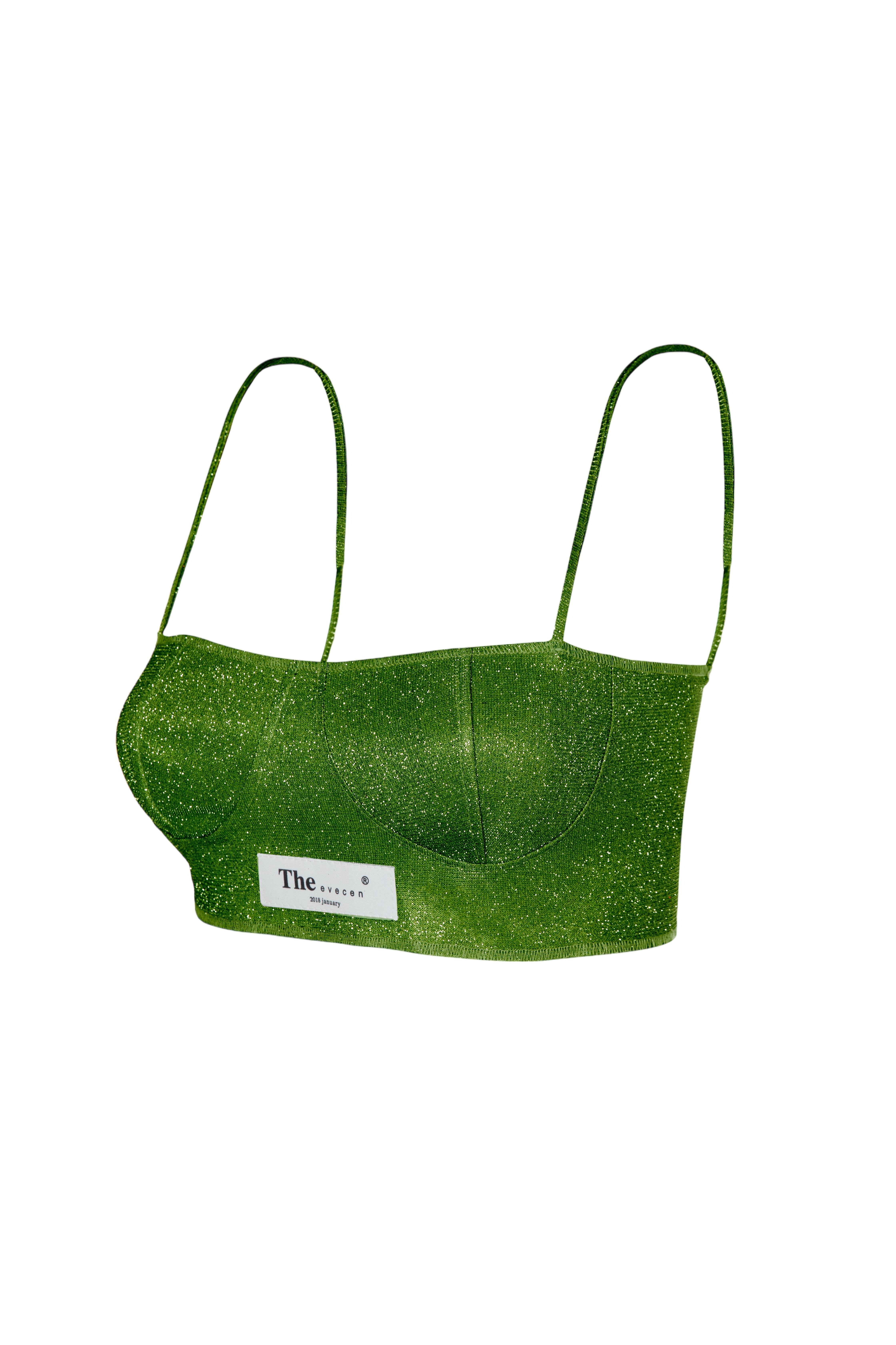 Özel Tasarım Calcite Simli Top Bralet