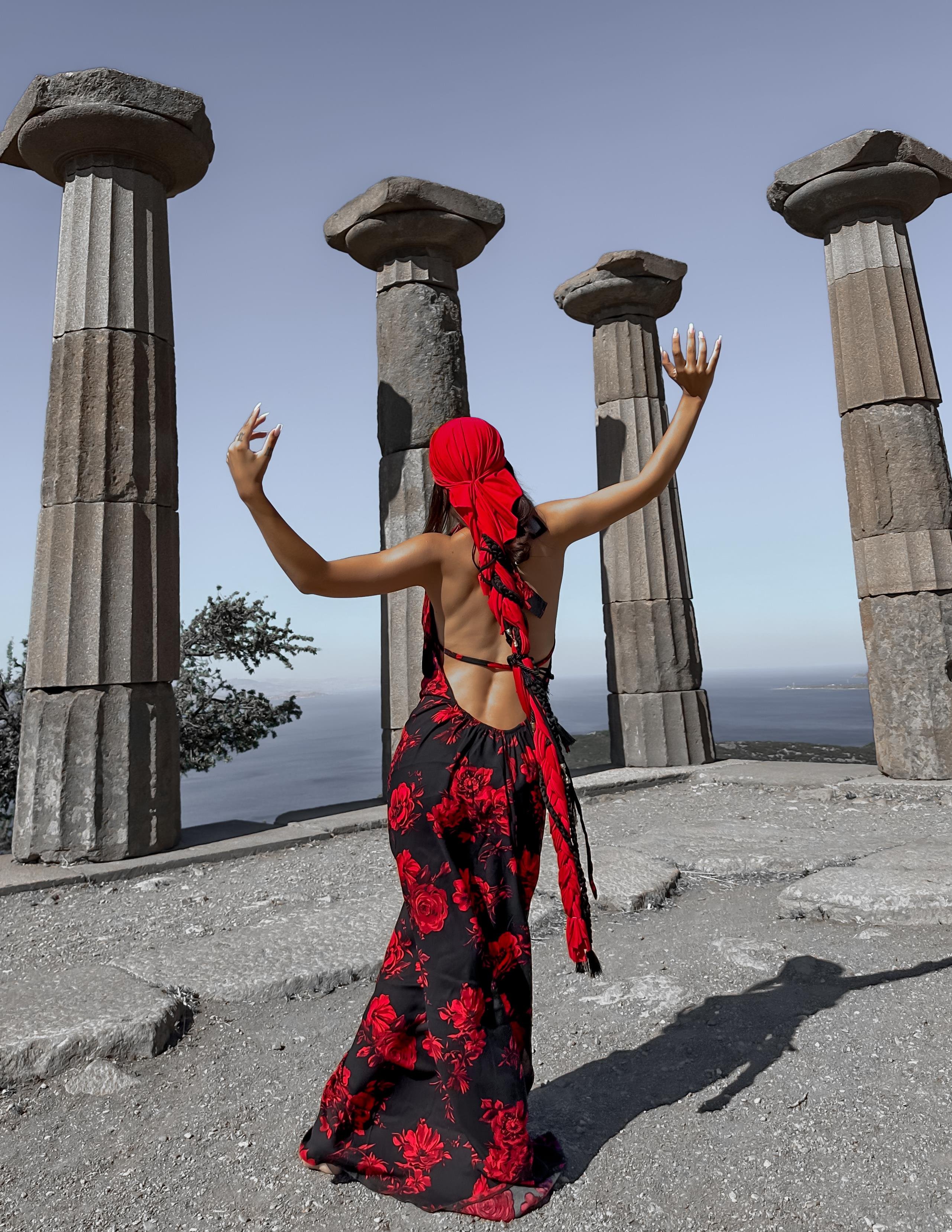 Rose Elbise Takım