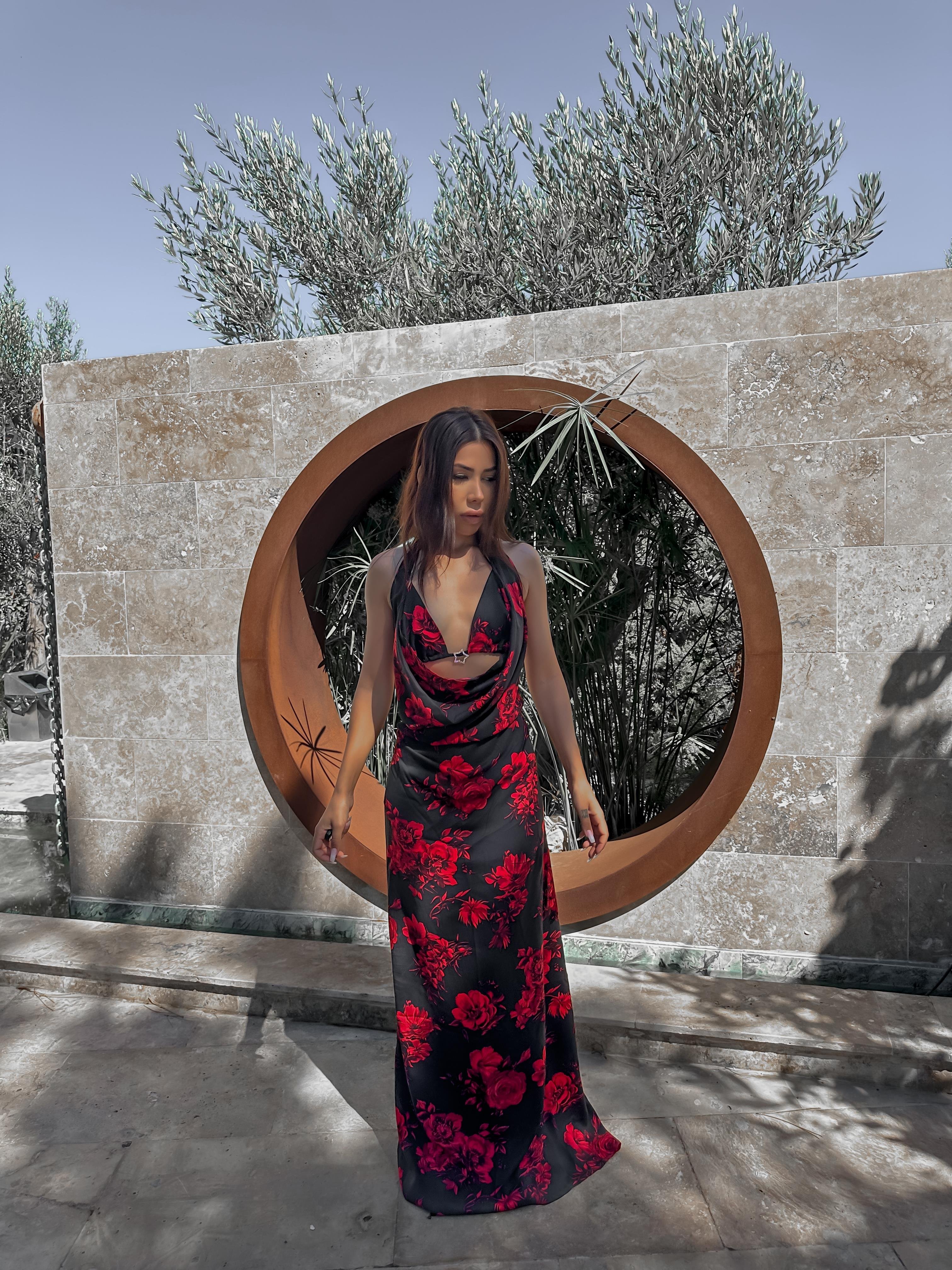 Rose Elbise Takım
