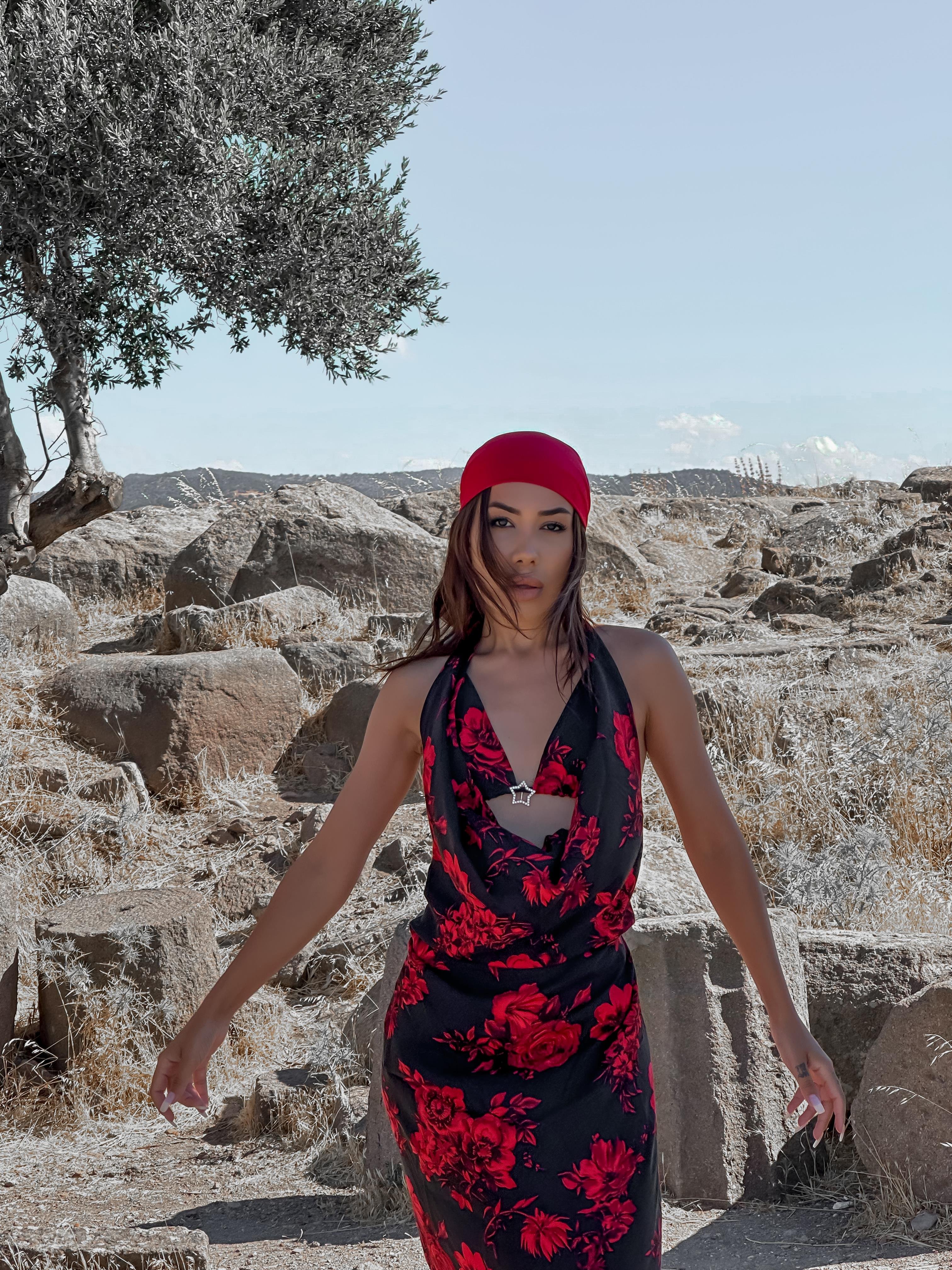 Rose Elbise Takım